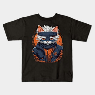 orange cat Kids T-Shirt